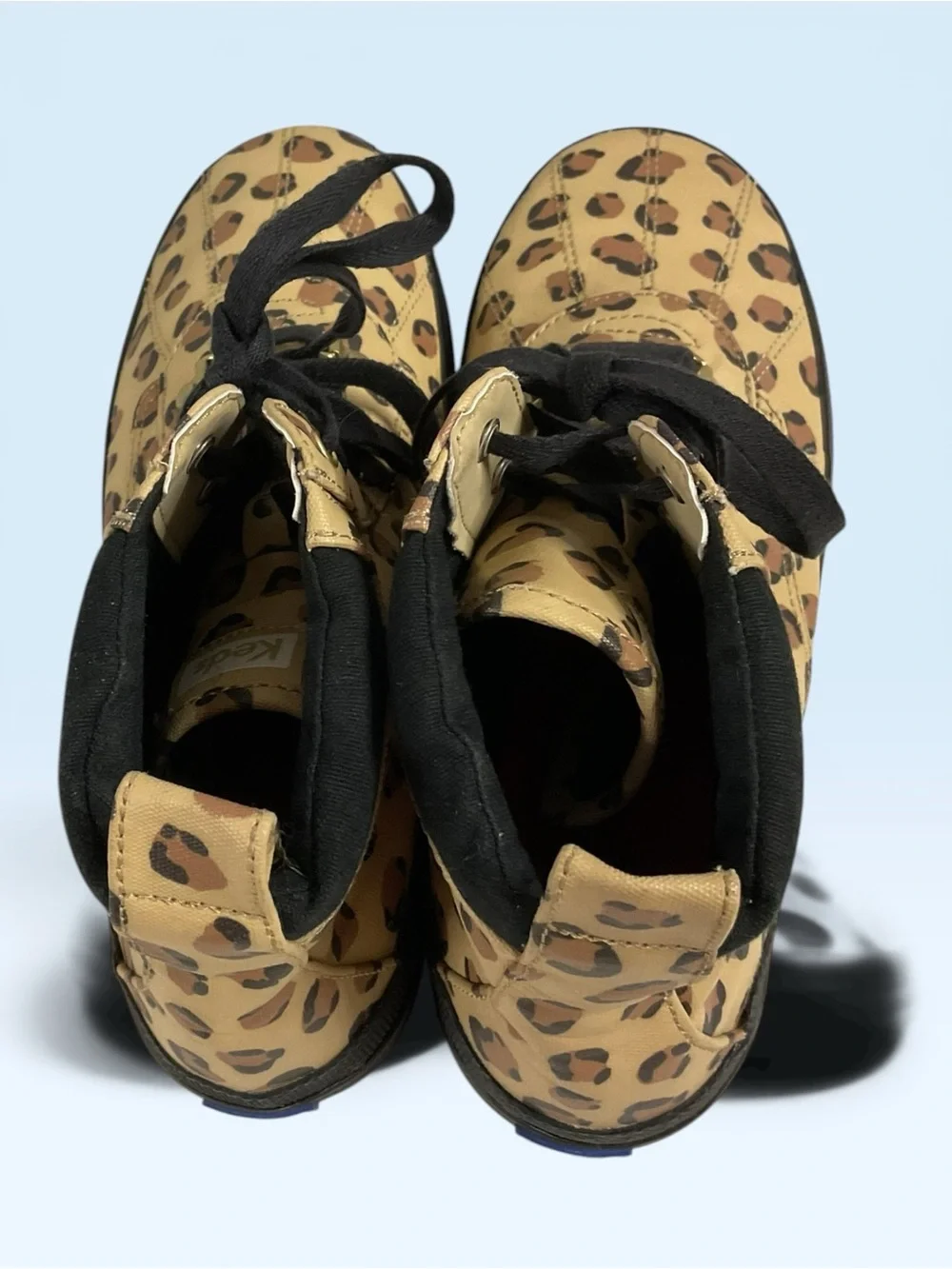 Keds Leopard Print High-Top Water Resistant- Women/Big Girls Size 5